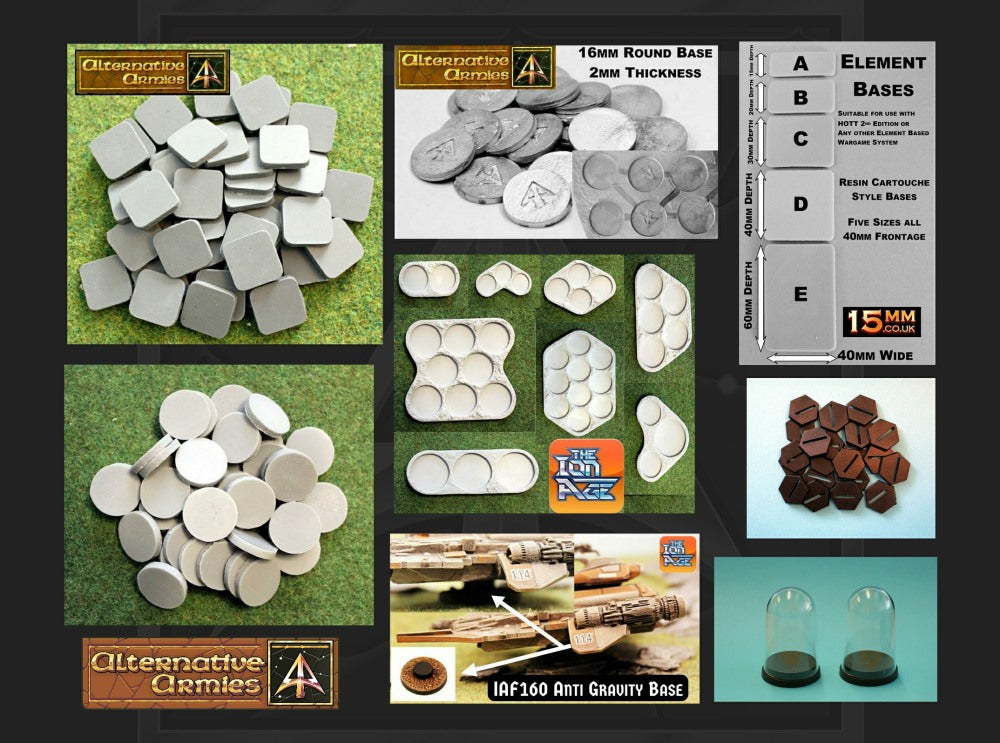 Bases for Miniatures from Alternative Armies