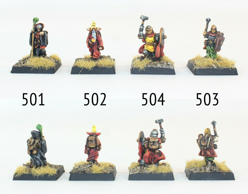 501 Human Mages and Cleric