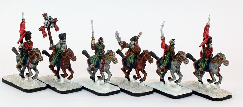 PTD 55503-U Zombiski Cossacks: Pro-painted Unit of 12 Undead-Cavalry