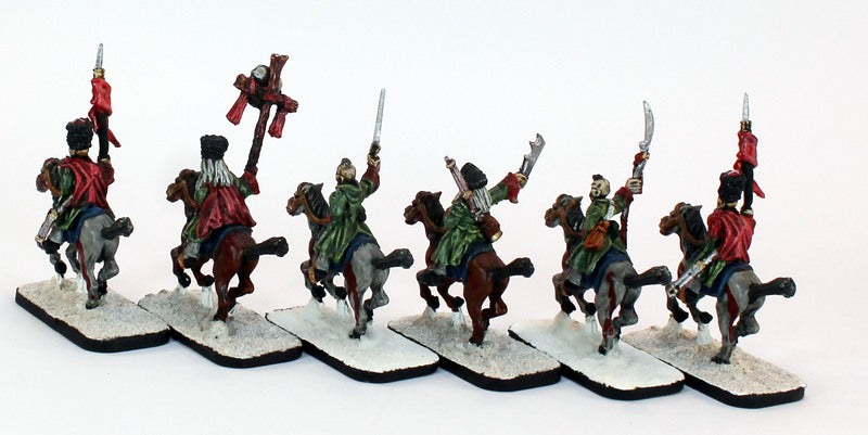 PTD 55503-U Zombiski Cossacks: Pro-painted Unit of 12 Undead-Cavalry