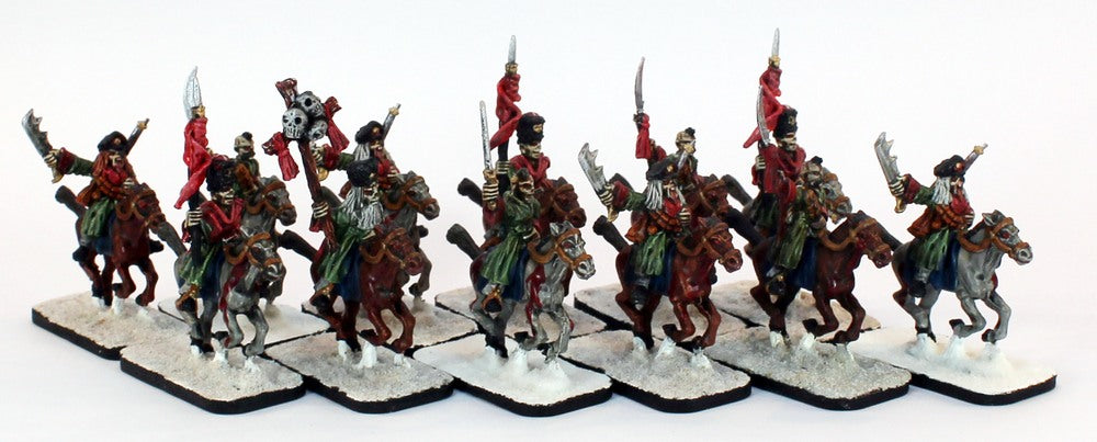 PTD 55503-U Zombiski Cossacks: Pro-painted Unit of 12 Undead-Cavalry