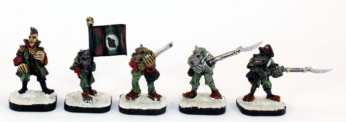 PTD 55505-U Licantzrop Jagers (12): Pro Painted Undead Unit