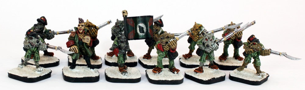 PTD 55505-U Licantzrop Jagers (12): Pro Painted Undead Unit
