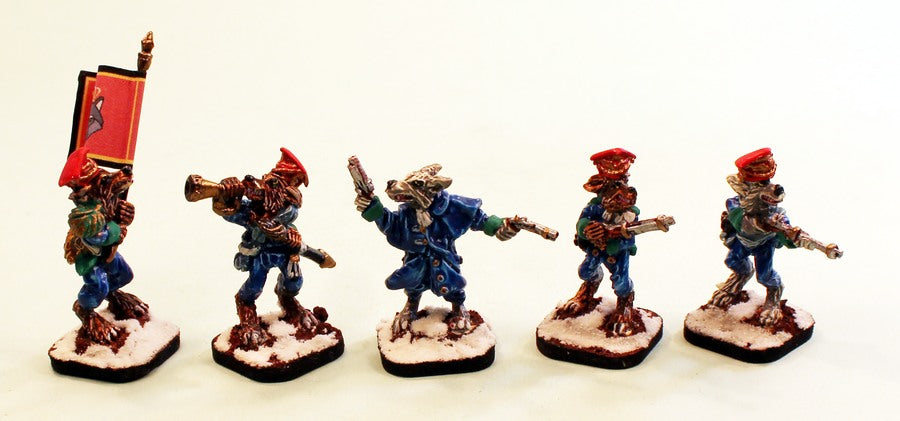 PTD 57804-U Ferach Werewolf Line Infantry: 20 Werewolf Miniatures