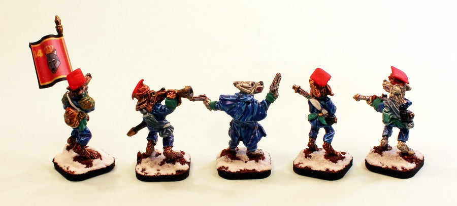 PTD 57804-U Ferach Werewolf Line Infantry: 20 Werewolf Miniatures