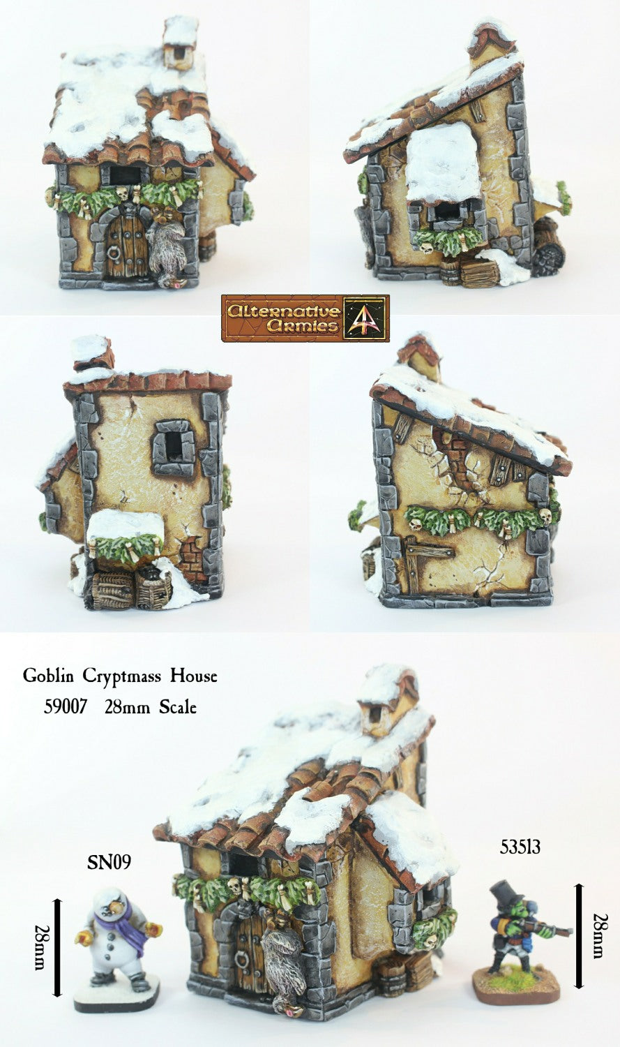 59007 Cryptmass Goblin House (28mm Scale)