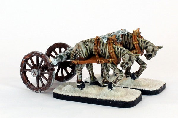 PTD 59503-LT Undead Limber Team: Pro Painted Undead Horses & Limber