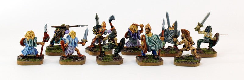 PTD CMB1 Sidhe Warband - Erin Celtic Myth (10 Miniatures- Warband 2)
