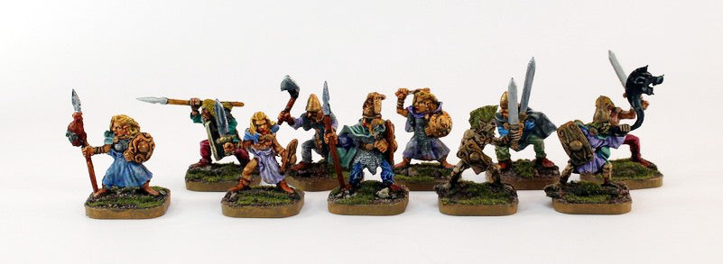 PTD CMB1 Sidhe Warband - Erin Celtic Myth (10 Miniatures- Warband 1)