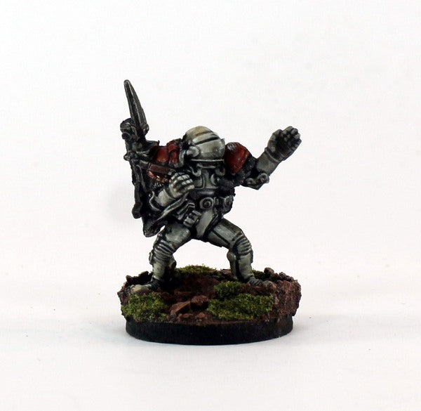 PTD IA055 Retained Jupon, Rifle Slung, Waving the advance - White Armour  (1)