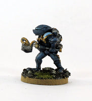 PTD IA071 Retained Knight with Roaz Axe - Blue Armour  (1)