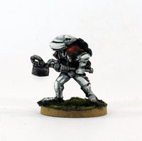 PTD IA071 Retained Knight with Roaz Axe - White Armour  (1)