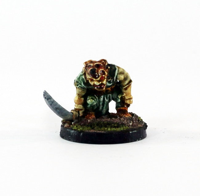 PTD OH3-01: Goblin squatting with pained expression, holding sword (1)