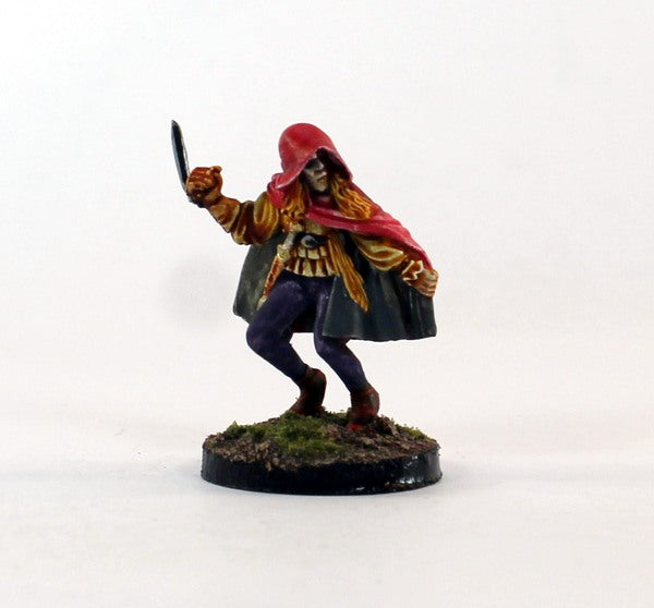 PTD CE22-01 Elf Assassin in cloak with Blade