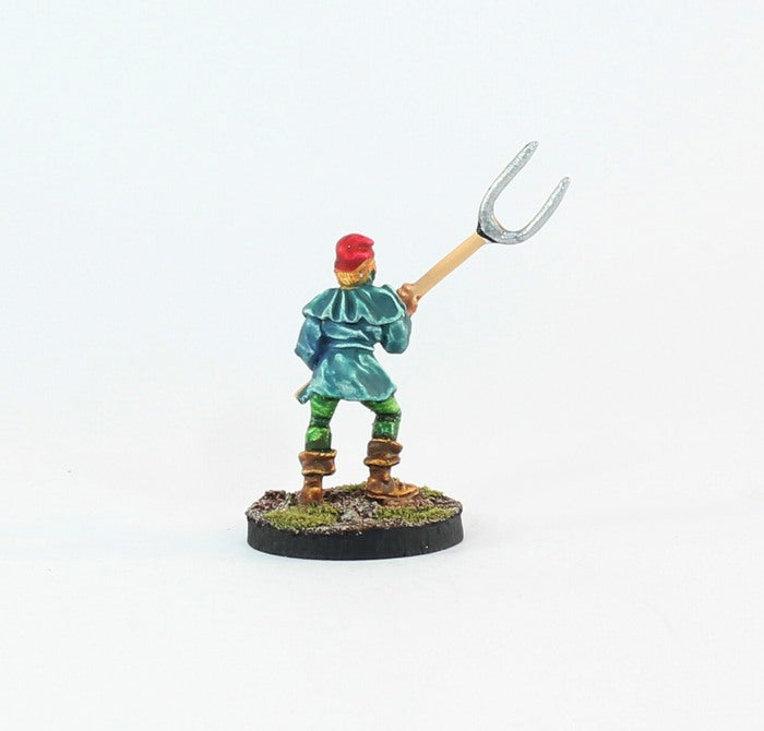 PTD FL16-03: Terrified Peasant with Pitchfork