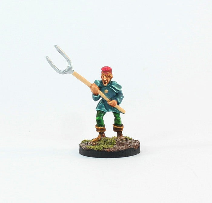 PTD FL16-03: Terrified Peasant with Pitchfork