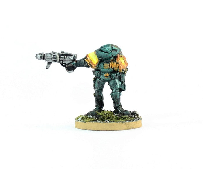 PTD IA010 Retained Knight with Hermit Plasma Rifle - Green