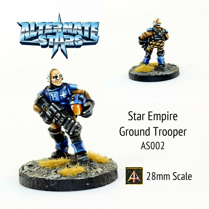 AS002 Star Empire Ground Trooper with Plasma Rifle