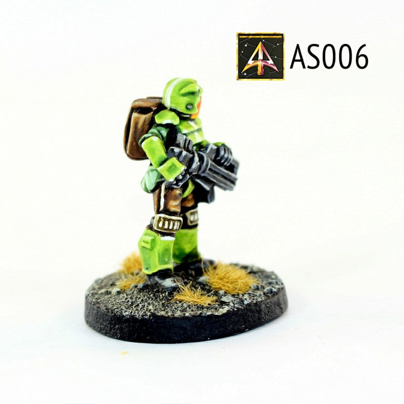 AS006 Star Empire Colonial Trooper with Rifle