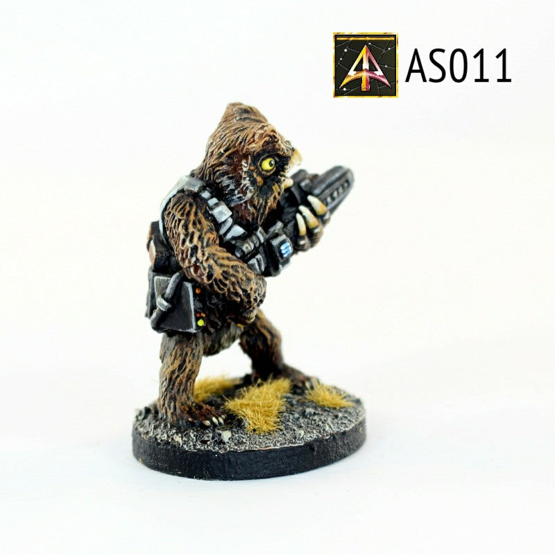 AS011 Uhul Warrior with Laser Cannon (40mm Tall)