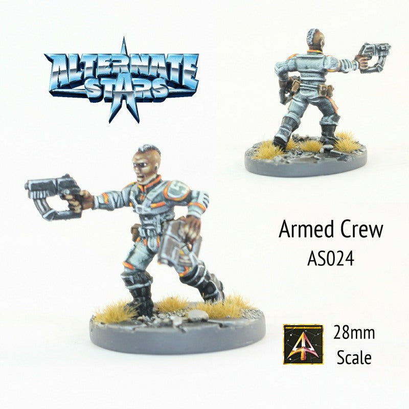 AS024 Armed Crew twin pistols