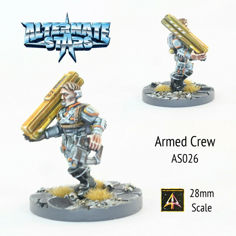 AS026 Armed Crew pistol and case
