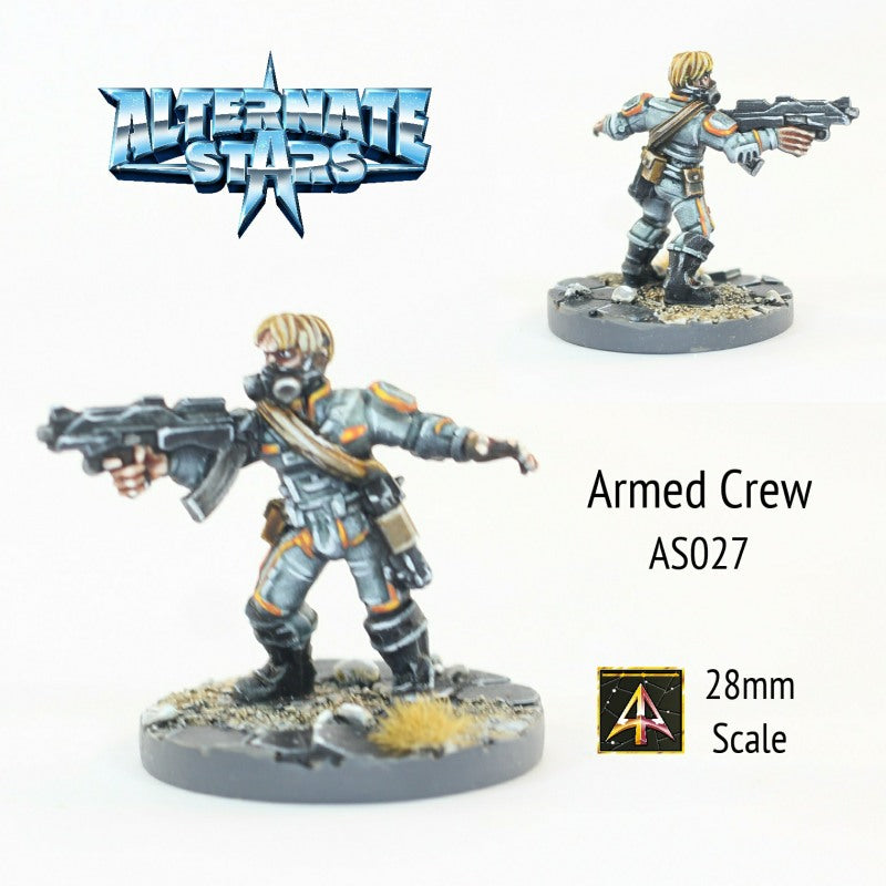 AS027 Armed Crew carbine and breather mask