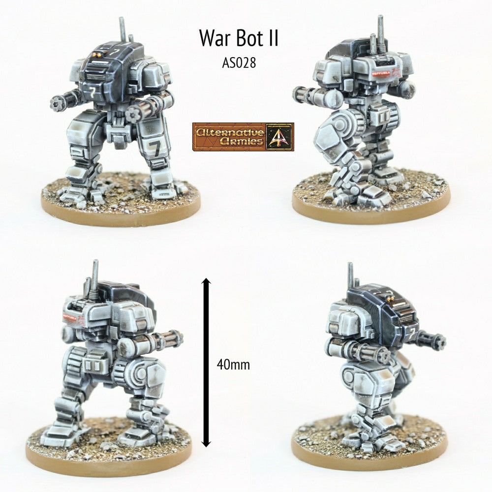 AS028 War Bot II twin rotary cannon (40mm tall) - Save 10%