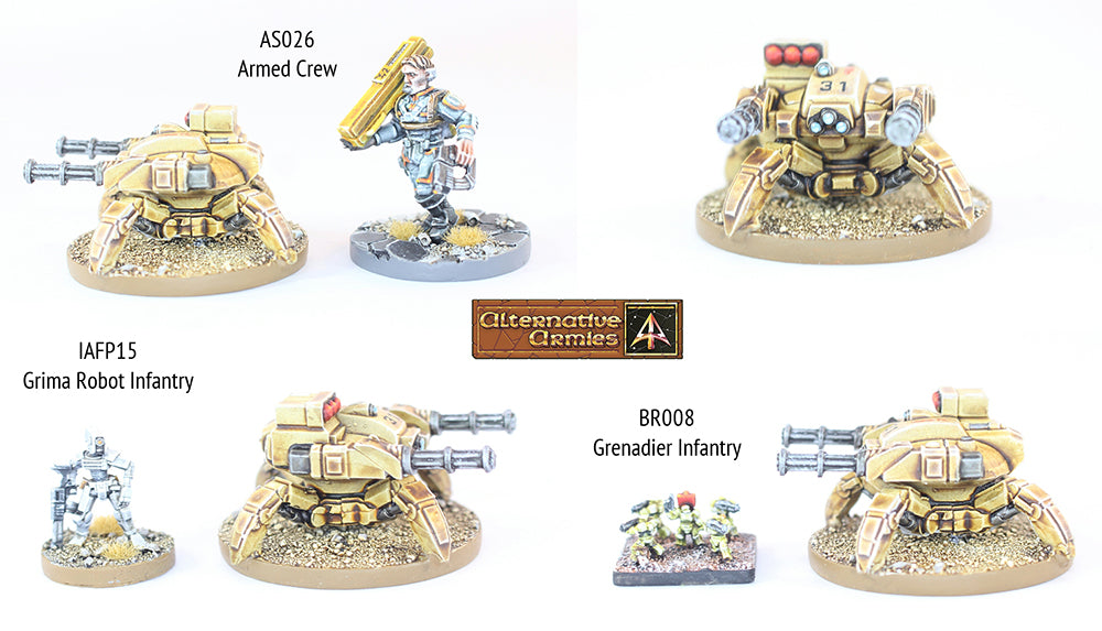 AS031 Warbot III (Any Scale Use) - Save 10%