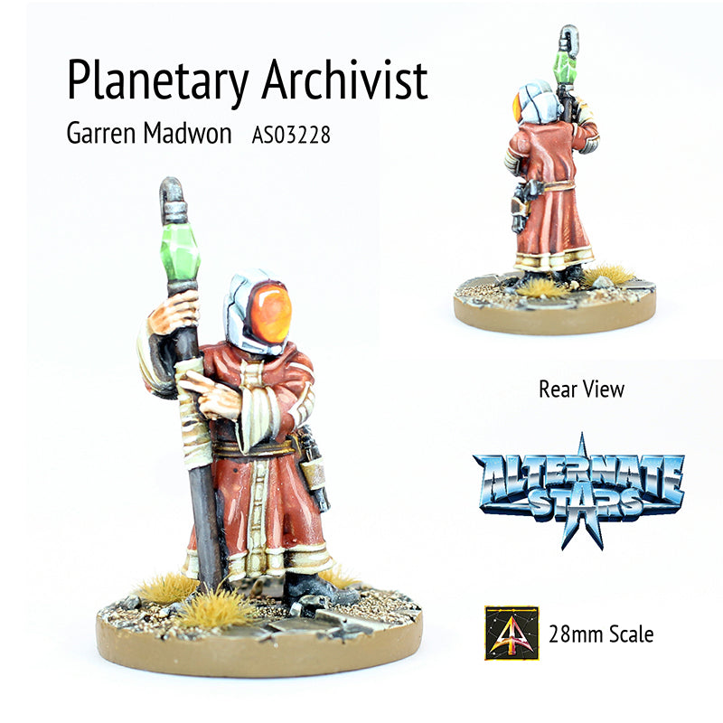 AS03228 Planetary Archivist Garren Madwon - Save 20%