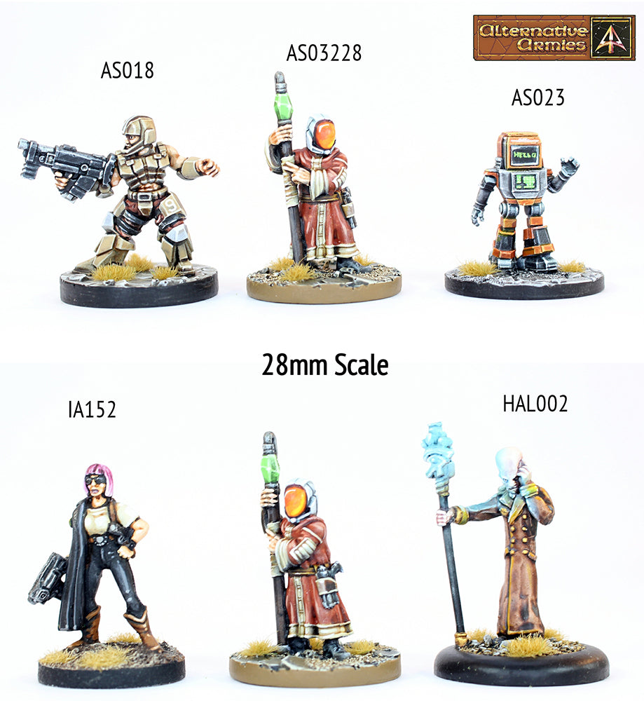 AS032 Planetary Archivist Garren Madwon (Two Miniatures) - Save 20%