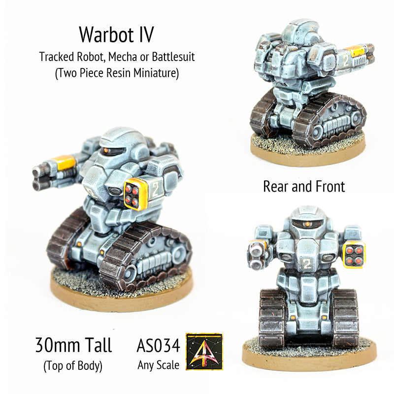 AS034 Warbot IV (Any Scale Use) - Included free in all shipped event orders!