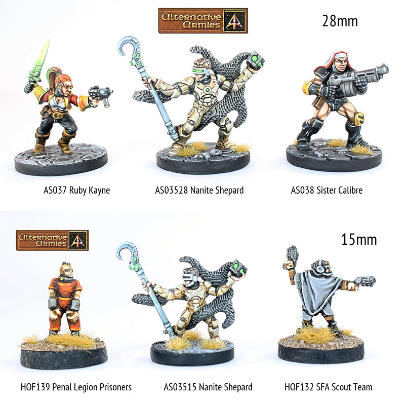 AS035 Elias Korr the Nanite Shepard (Two Miniatures) - Save 20%