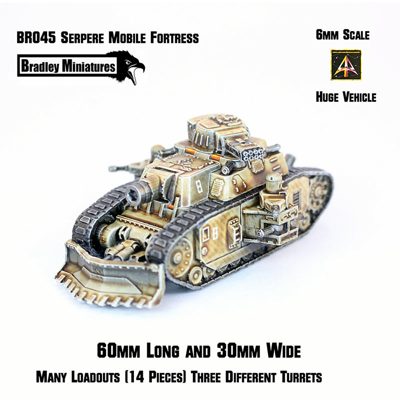 BR045 Serpere Mobile Fortress (Huge Vehicle with many options)