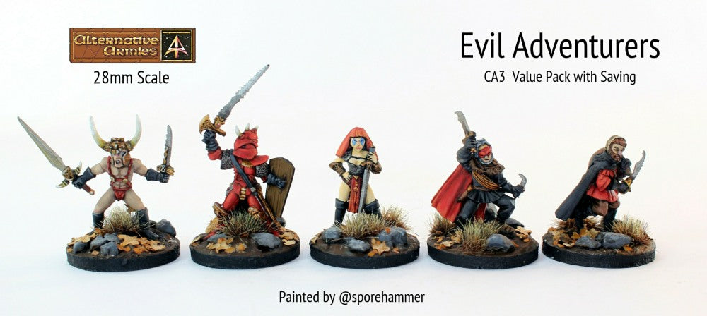 CA3 Evil Adventurers (Value Pack with Saving)