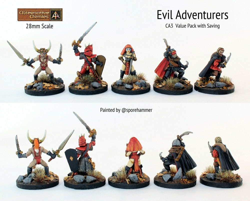 CA3 Evil Adventurers (Value Pack with Saving)