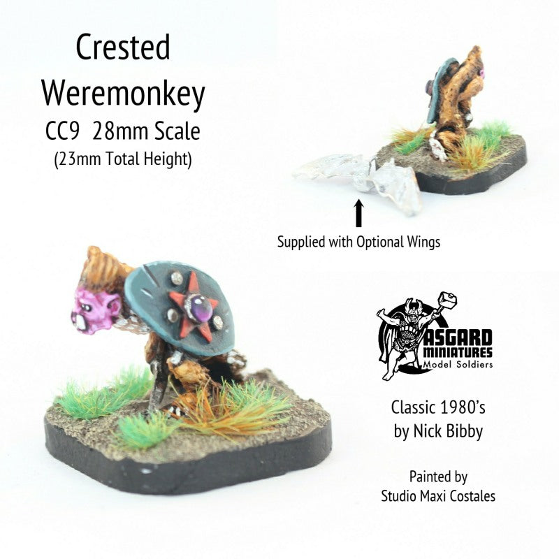 CC9 Crested Weremonkey (comes with separate optional wings)