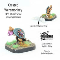 CC9 Crested Weremonkey (comes with separate optional wings)