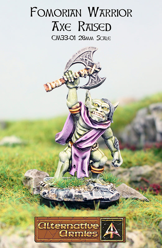 CM33-01 Fomorian Warrior axe raised