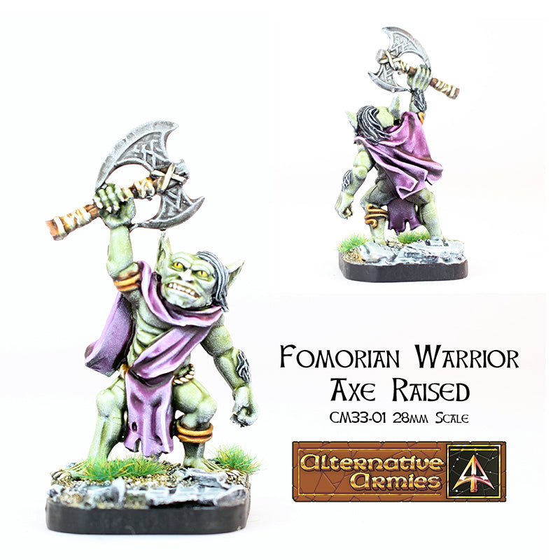 CM33-01 Fomorian Warrior axe raised
