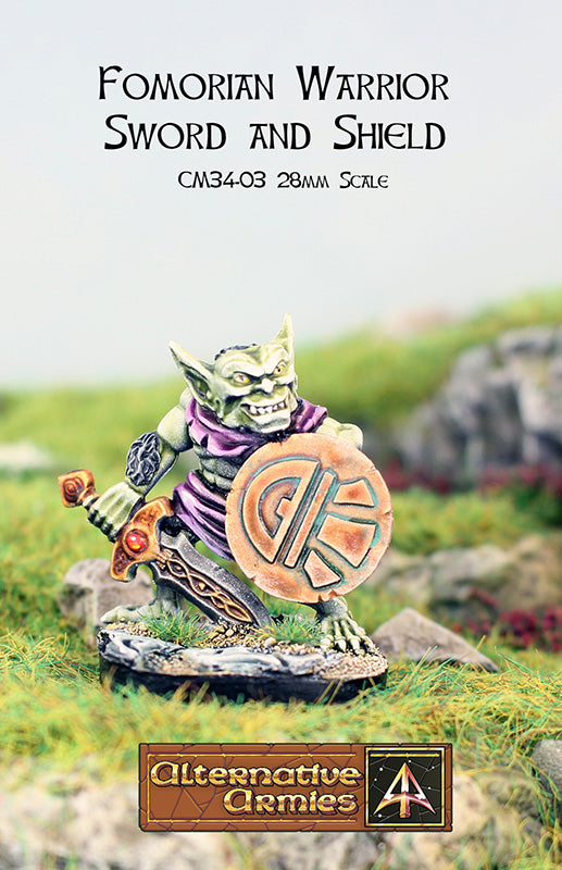CM34-03 Fomorian Warrior sword and shield
