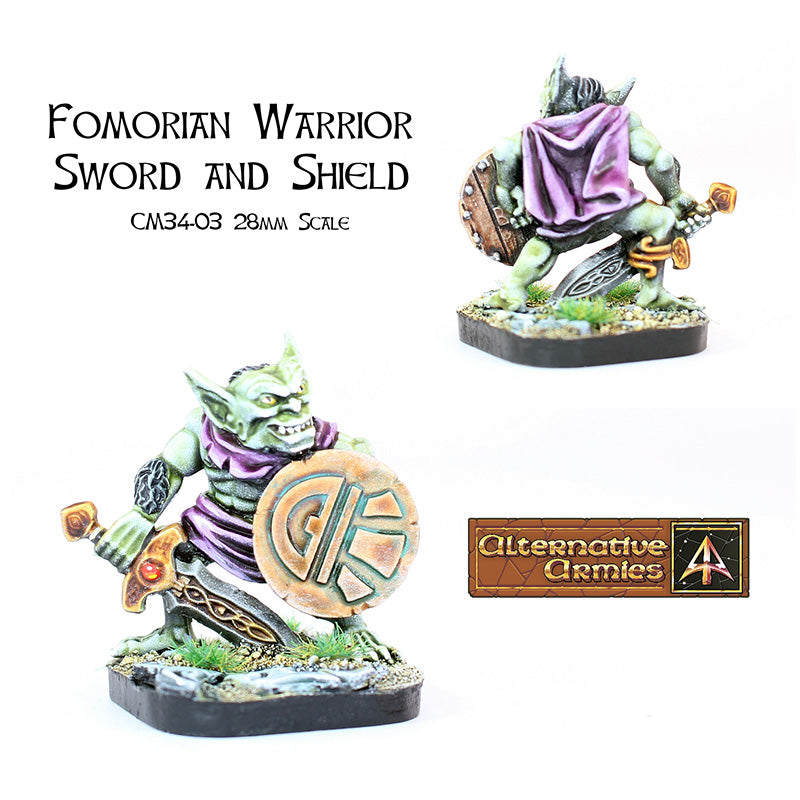 CM34-03 Fomorian Warrior sword and shield