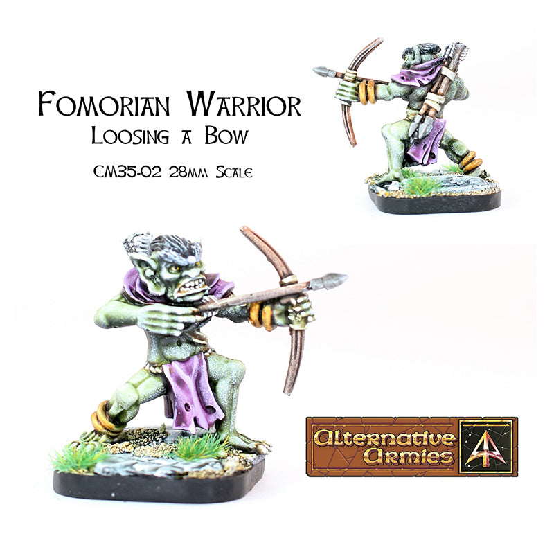 CM35-03 Fomorian Warrior drawing bow