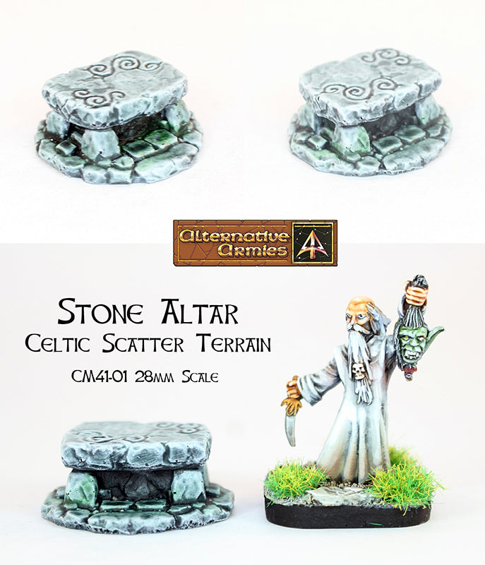 CM41-01 Celtic Stone Altar (Scatter Scenic)