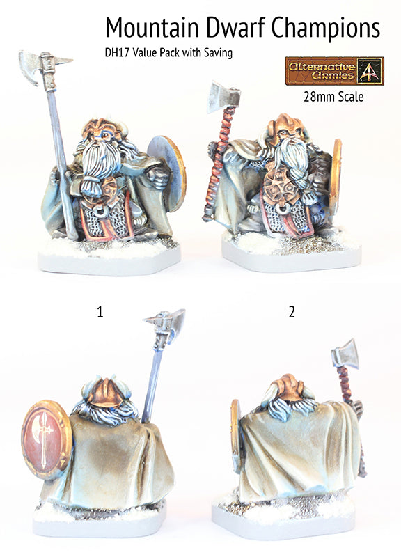 DH17 Mountain Dwarf Champions (Value Pack with Saving)
