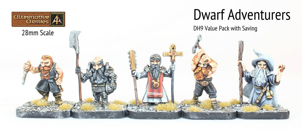 DH9 Dwarf Adventurers (Value Pack with Saving)
