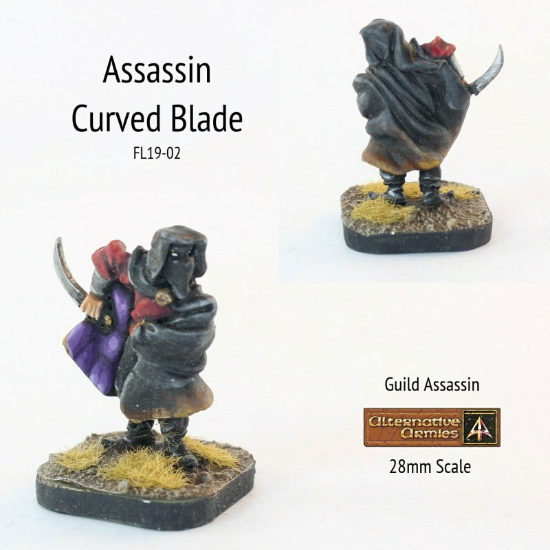 FL19-02 Guild Assassin with Curved Blade