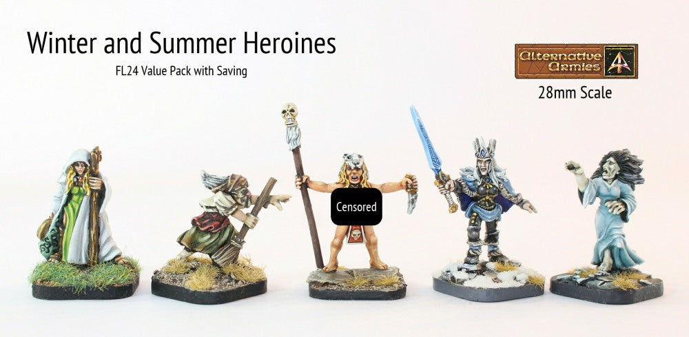 FL24 Winter and Summer Heroines (Value Pack with Saving)