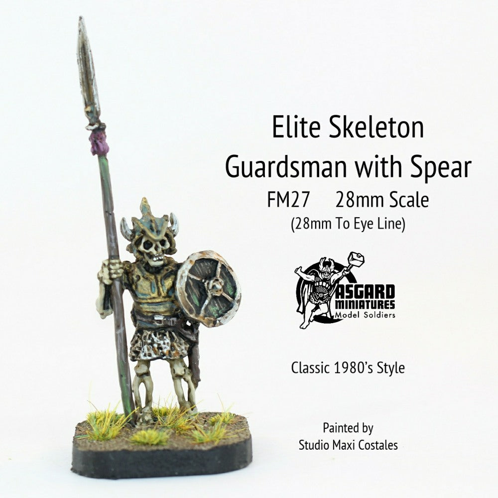FM26 Elite Skeleton Guardsman with Spear