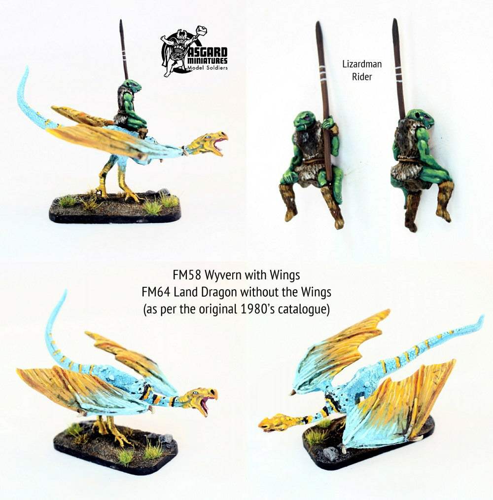 FM58 Wyvern with Lizardman (includes FM64 as option plus parts or set)